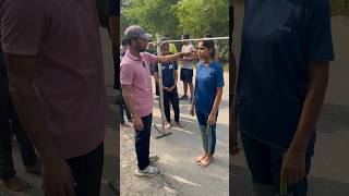 Girls 157 cm Height measurement 🔥🔥✌️ delhipolice uppolice girlpower youtubeshorts ytshorts [upl. by Atiuqan]