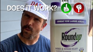 Roundup Super Concentrate Weed amp Grass Killer Review [upl. by Carie]