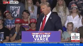 President Trump Holds a Rally in Salem VA [upl. by Suellen933]