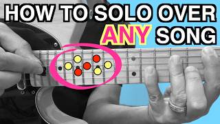 How To Play A Guitar Solo Over Any Song BEST METHOD [upl. by Helban]