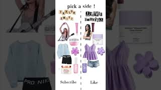 Pick a side TS 🎀or 💜Olivia Rodrigo comment preppyvibes subscribe aestheticoutfits ￼ [upl. by Leasa]