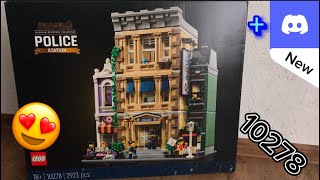 Lego police station 10278  speed build amp review [upl. by Lunna]