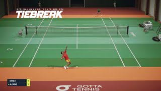 TIEBREAK  Carlos Alcaraz Vs Jannik Sinner I Gotta Tennis Arena I Expert Difficulty PS5 [upl. by Atthia192]