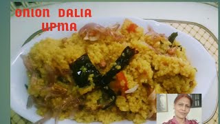 Broken Wheat Upma  Dalia Upma  Onion Dalia Upma [upl. by Derdlim]