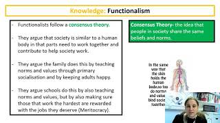 GCSE Sociology  CD 7  Functionalism and Crime [upl. by Eduam552]