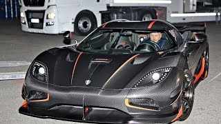 Koenigsegg Agera RS  Driving and LOUD Sound [upl. by Atteuqal]