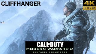 Call of Duty Modern Warfare 2 Campaign Remastered quotCliffhangerquot Gameplay Walkthrough [upl. by Binnie]