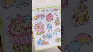 Cute stickers diy 💕 wellwisherdiy diy stickers diystickers [upl. by Erdne]