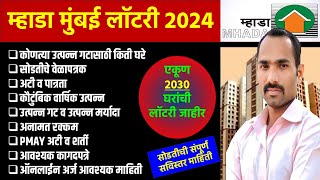 MHADA Lottery 2024 Mumbai  Mumbai MHADA Lottery 2024  MHADA Mumbai Lottery 2024  MHADA Lottery [upl. by Nirroc]