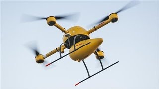 DHL to Deliver Medicine via Drone [upl. by Morril200]