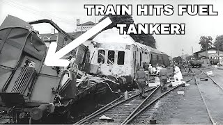 Train Hits Fuel Tanker  The 1967 Langenweddingen Level Crossing Disaster [upl. by Rycca]