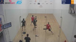 2018 Racquetball World Championships  Mens Doubles  MEX vs JAP [upl. by Glaudia]