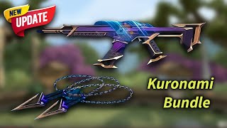 VALORANT New Kuronami Skin Bundle update [upl. by Cherise]