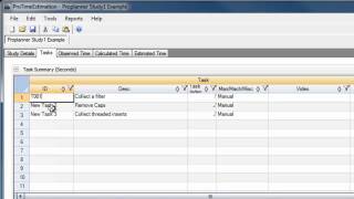 Proplanner ProTime Estimation  How To Define Tasks [upl. by Ekard]