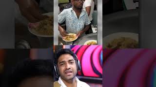 The dirtiest food in the world 🍽  THUGESH REACTION 😝  shorts youtubeshorts food [upl. by Atsyrt]