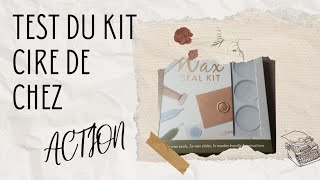 Test du kit cire de chez ACTION [upl. by Aerdnuahs]