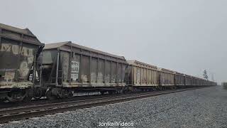 92724 Pre EB UP Robertsons Ready Mix Rock train passes Mission Mill Rd [upl. by Montagna441]