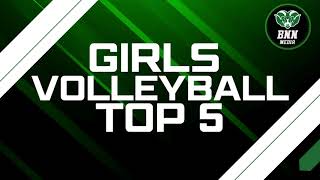 Badin Girls Volleyball 2024 Top 5 Plays [upl. by Atikan]