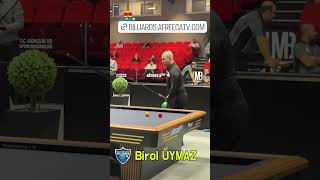 Birol UYMAZ in ANKARA billiards 3cushion [upl. by Idnaj799]