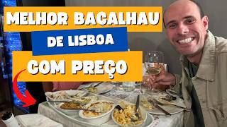 Onde comer o MELHOR BACALHAU de Lisboa [upl. by Cyrie]