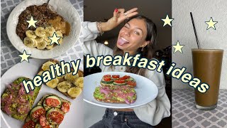 HEALTHY BREAKFAST IDEAS  lazy college student edition [upl. by Idalina]