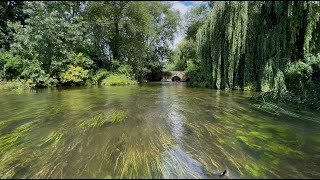 Canoeing down St Patricks stream Sonning  Berkshire Uk [upl. by Volny]