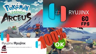 👍POKEMON  LEGEND ARCEUS  Test RyuJinX 👍60FPS MOD yuzusuyusudachi  SWITCH  RYUJINX LE MEILLEUR [upl. by Savick994]