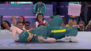 Olympic B Girl Rachel Gunn an Australian Breakdancer in Breaking Olympics Goes VIRAL [upl. by Eelan]