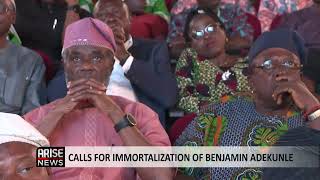 CALL FOR IMMORTALIZATION OF BENJAMIN ADEKUNLE [upl. by Malaspina]