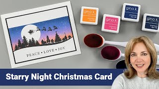 Starry Night Christmas Card [upl. by Lydon]