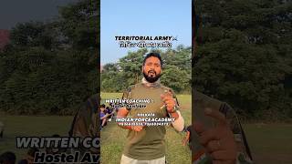 Army 🇮🇳 territorial army written coaching start 9836635555 viralvideo shortvideo trending shorts [upl. by Nawram]