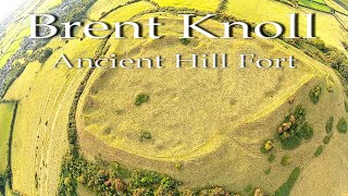 Brent Knoll Ancient Hill Fort Aerial Drone Video 2021 [upl. by Ailaza]