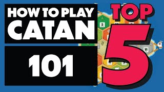 How to Play Catan Top 5 Tips  Catan 101 [upl. by Asilaj]