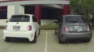 NeuF Muffler Exhaust vs Stock Fiat 500 Abarth [upl. by Daisy]