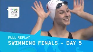 Swimming  Finals Day 5  Full Replay  Nanjing 2014 Youth Olympic Games [upl. by Merwin]