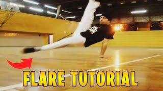 Como Fazer o Flare  Tutorial Básico e Avançado de Como Dançar Break Dance 12 [upl. by Joletta]