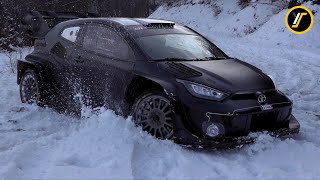 Test Rallye MonteCarlo 2024  SÉBASTIEN OGIER Toyota Yaris GR Rally1 [upl. by Adahsar]