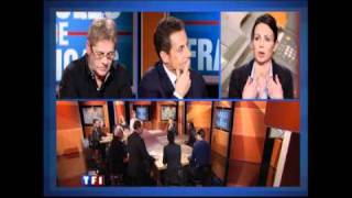 Emission télévisée sur TF1  Nicolas Sarkozy répond à 9 Français dans quotParoles de Françaisquot [upl. by Eisinger]