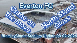 Bramley Moore Dock Everton new stadium update 03022024 [upl. by Uzzial]