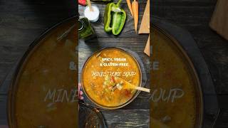 The Worlds Greatest Spicy Vegan Minestrone Soup Recipe [upl. by Nimoynib]