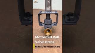 Motorized Ball Valve Brass with Extended Shaft [upl. by Fannie]