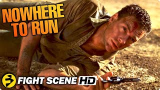 NOWHERE TO RUN  Fight Scene  JEAN CLAUDE VAN DAMME [upl. by Alliscirp]