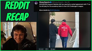 Caedrels Convo With T1 Rekkles T1 Confirms Roster New GenG Lineup  Reddit Recap [upl. by Onateag162]