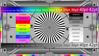 Monitor Color Test Monitor Farbtest RGB CMYK 4k  TecH FiberNeT [upl. by Ailices]