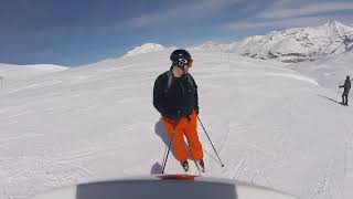 Tignes Day 3 2024  Catching a Video of Pete skiing [upl. by Becky]