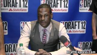 Dion Waiters 2012 NBA Draft Media Day [upl. by Hunt]