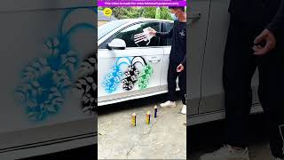 Fantastic car spray painting 😍 Gadgets Smart Appliances Kitchen Utensils Home Inventions [upl. by Enawd]