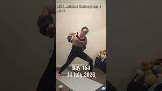 Day 164 Chloe Ting Transformation amp Weight Loss Challenge 2023 Motivation 💚 part 4 [upl. by Bussy228]