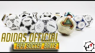 The Complete History of adidas Official FIFA World Cup Soccer Balls  1970  2018 [upl. by Pentheam]