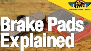 Motorcycle Brake Pads Explained [upl. by Acinnej473]